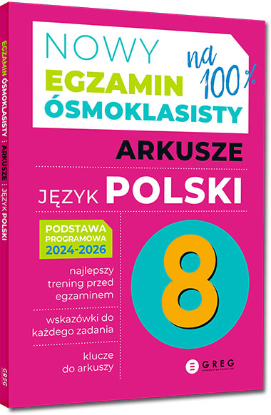 Egzamin ósmoklasisty - arkusze - język polski
